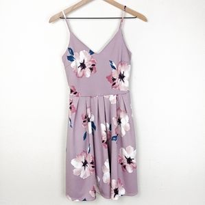 Soprano Lavender Pink Floral Dress
